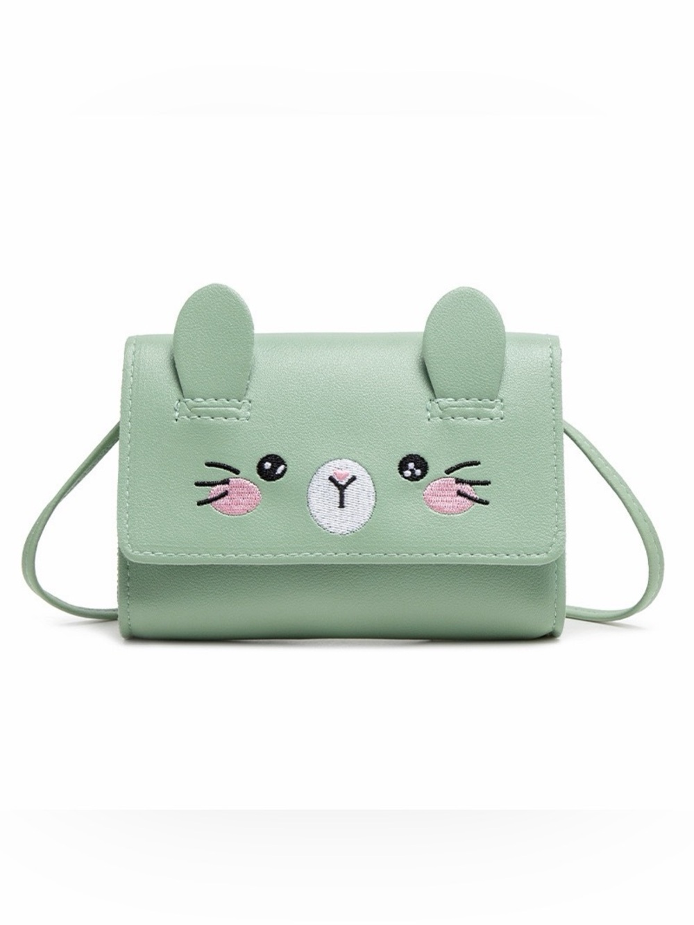 Kids Cute Bunny Crossbody Bag - Mint Green